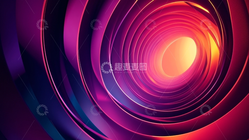 高清大图下载【趣麦麦图】炫彩渐变大盘形象