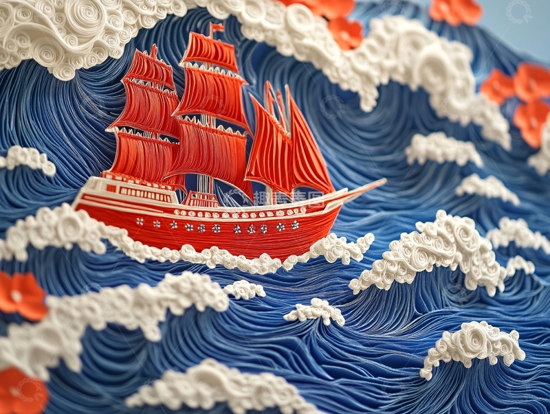 高清大图下载【趣麦麦图】福船模型