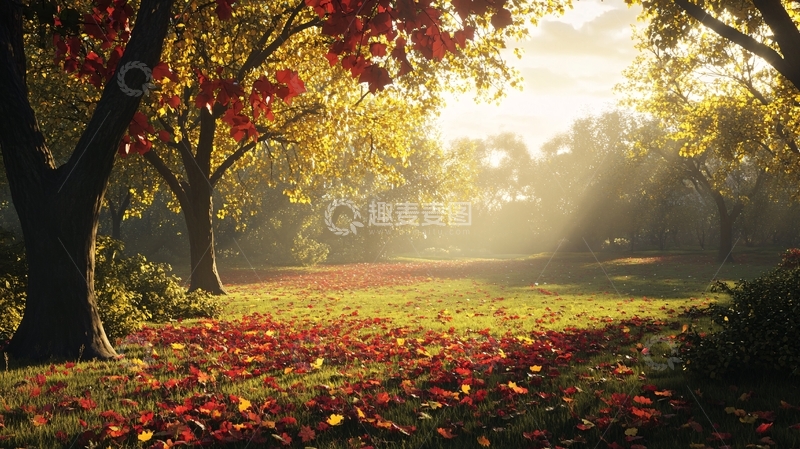 高清大图下载【趣麦麦图】唯美秋天场景1