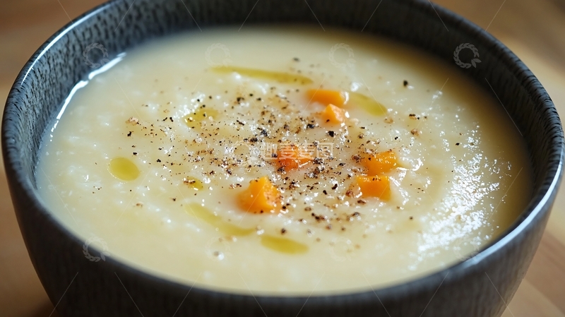 高清大图下载【趣麦麦图】山药养生粥