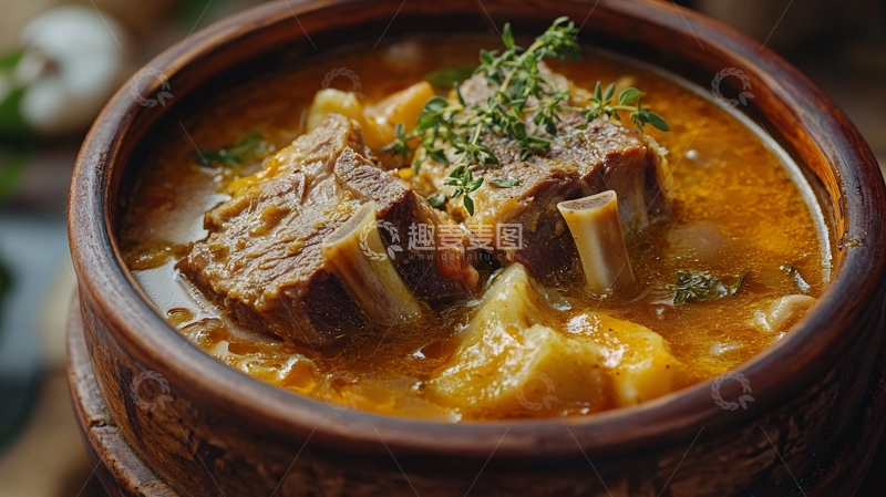 高清大图下载【趣麦麦图】酸汤牛肋