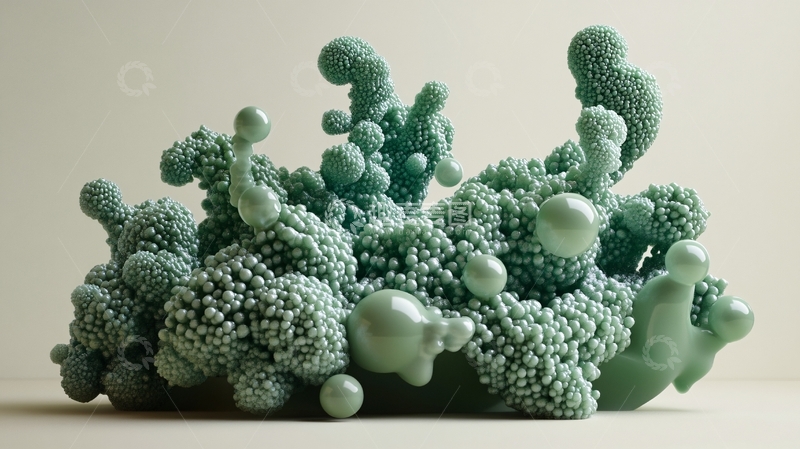 高清大图下载【趣麦麦图】花椰菜珊瑚