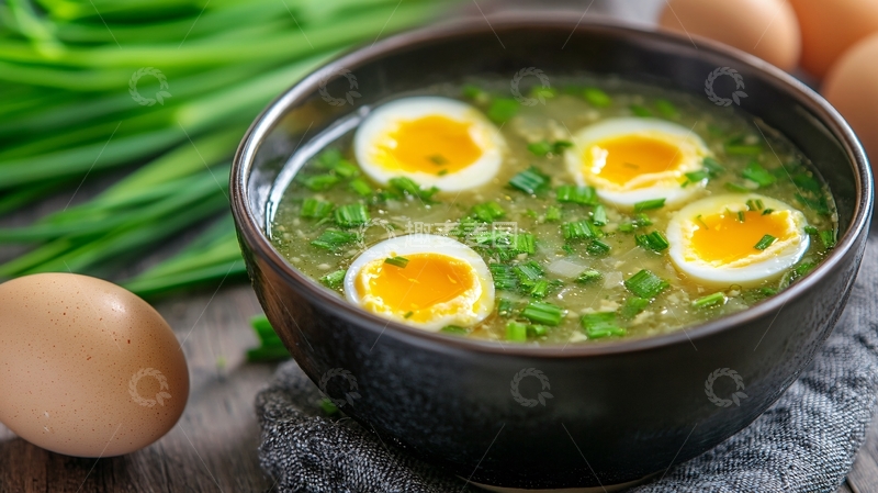 高清大图下载【趣麦麦图】鸡蛋汤图片