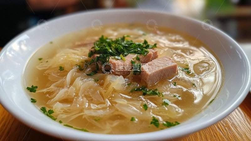 高清大图下载【趣麦麦图】粉丝肉汤