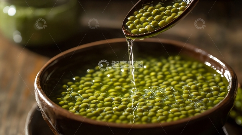 高清大图下载【趣麦麦图】绿豆超清图1
