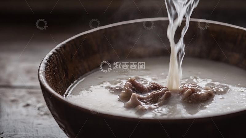 高清大图下载【趣麦麦图】猪蹄白汤
