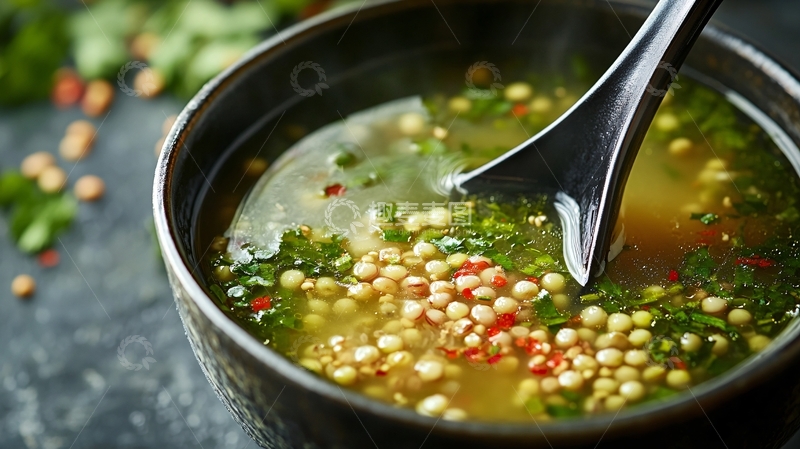 高清大图下载【趣麦麦图】豌豆颠汤1