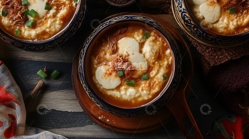 高清大图下载【趣麦麦图】传统美食豆腐脑