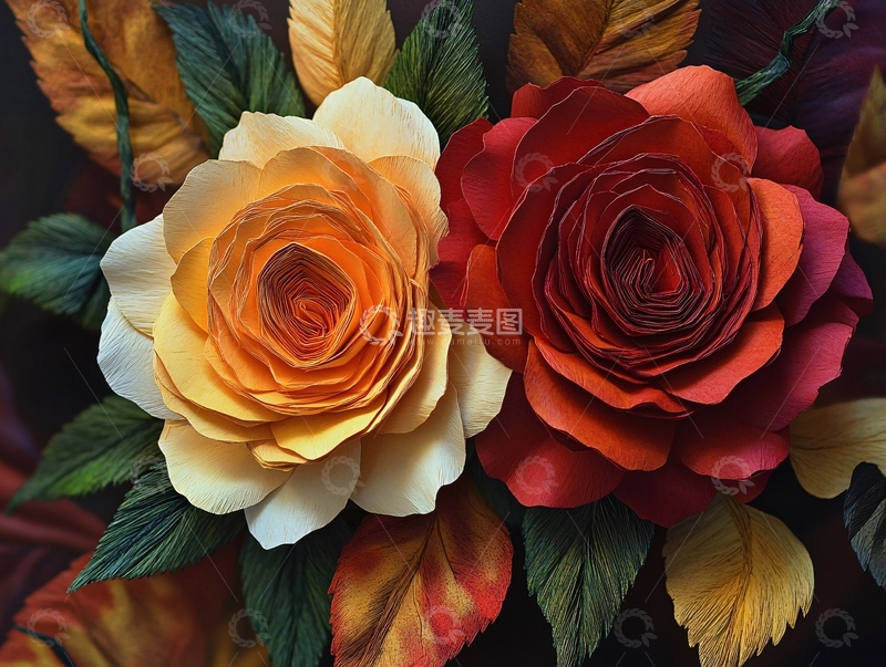 高清大图下载【趣麦麦图】立体花壁纸11