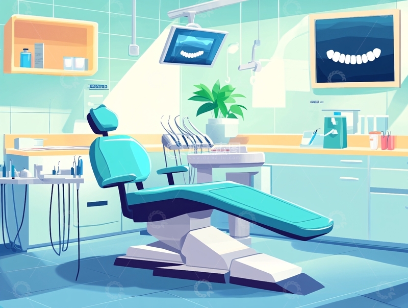 高清大图下载【趣麦麦图】简约牙医牙齿治疗中心