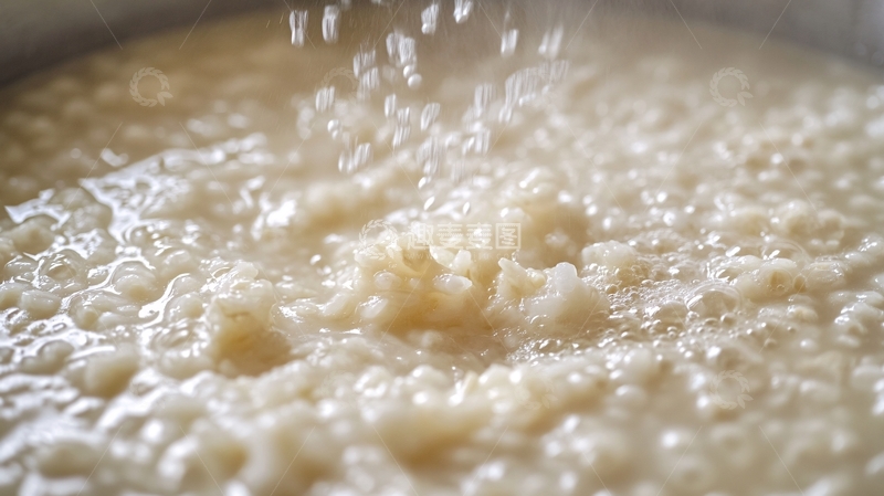 高清大图下载【趣麦麦图】熬小米粥