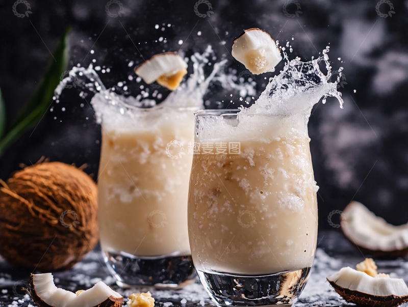 高清大图下载【趣麦麦图】食品饮料果汁美食坚果