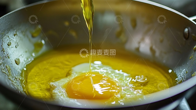 高清大图下载【趣麦麦图】-鸡蛋过油