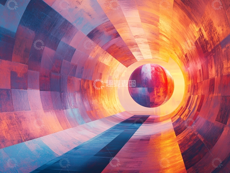 高清大图下载【趣麦麦图】创意隧道