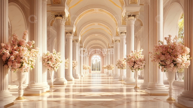 高清大图下载【趣麦麦图】欧式罗马宫廷婚礼