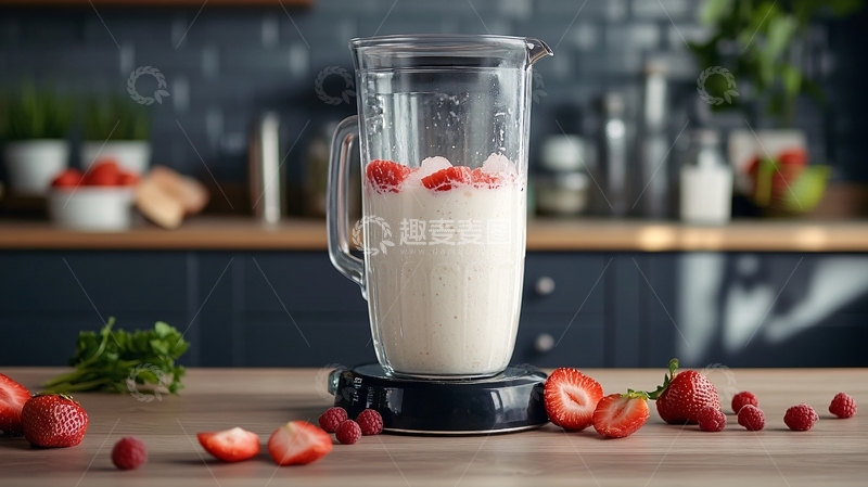 高清大图下载【趣麦麦图】天猫奶昔伴侣