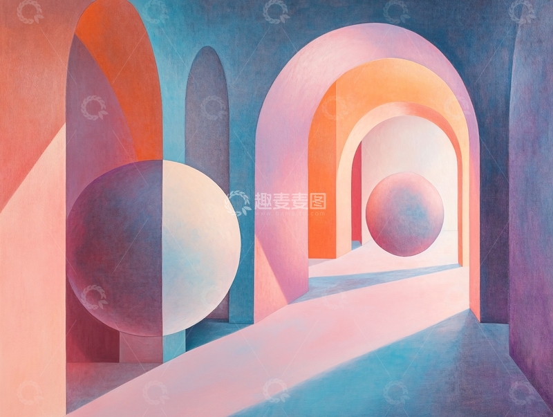 高清大图下载【趣麦麦图】霓虹灯场景造型1