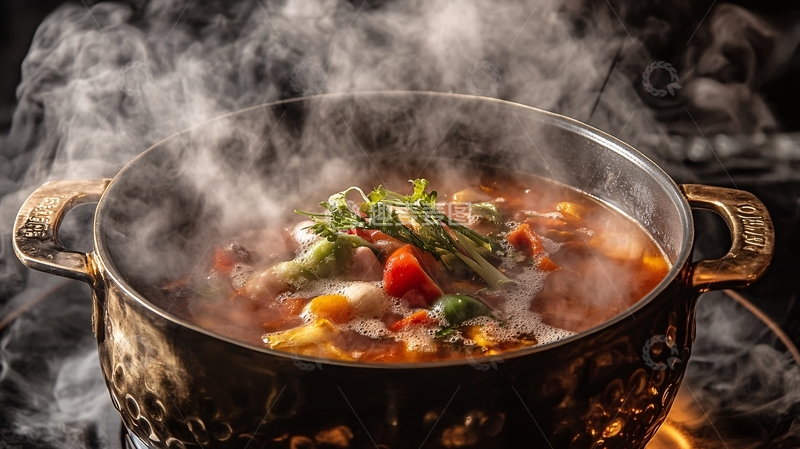 高清大图下载【趣麦麦图】养生热菜