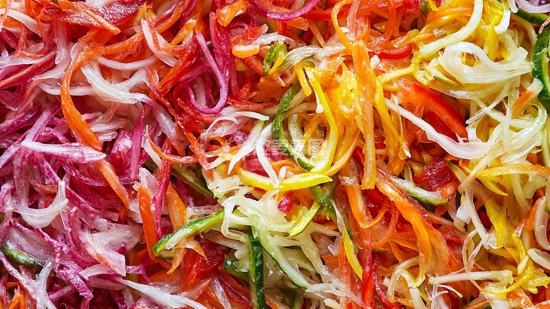 高清大图下载【趣麦麦图】凉拌五彩