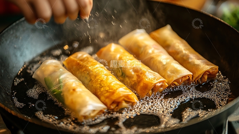 高清大图下载【趣麦麦图】春卷的起源1