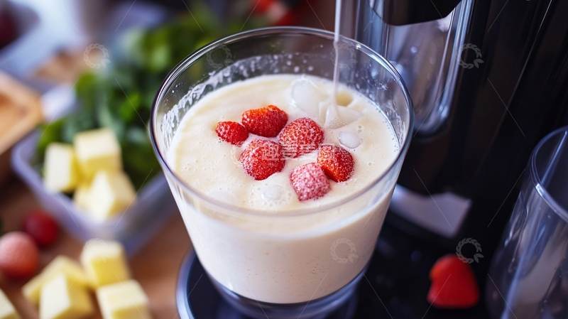 高清大图下载【趣麦麦图】奶昔做法