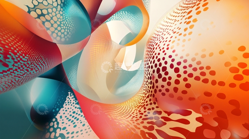 高清大图下载【趣麦麦图】炫彩流体