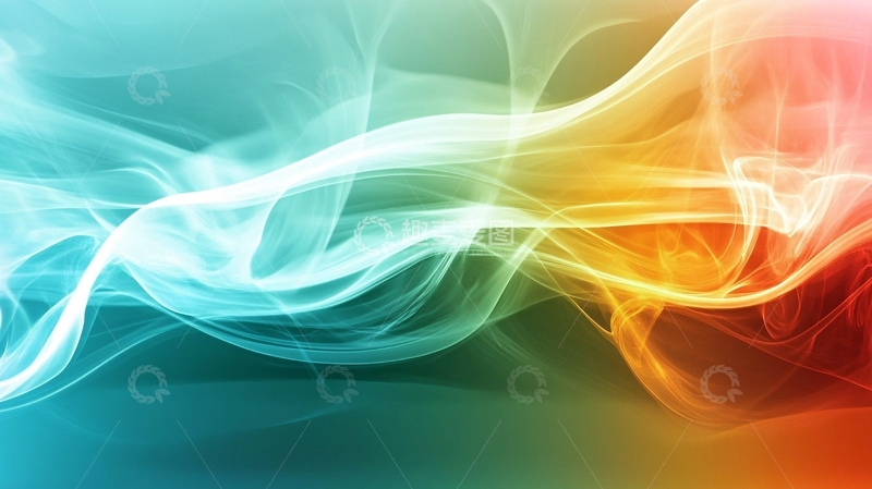 高清大图下载【趣麦麦图】光感色彩高雅抽象艺术3