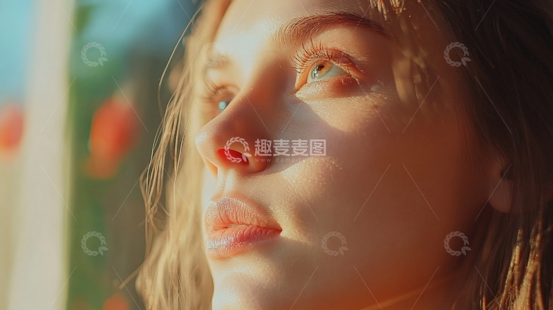 高清大图下载【趣麦麦图】阳光照射皮肤