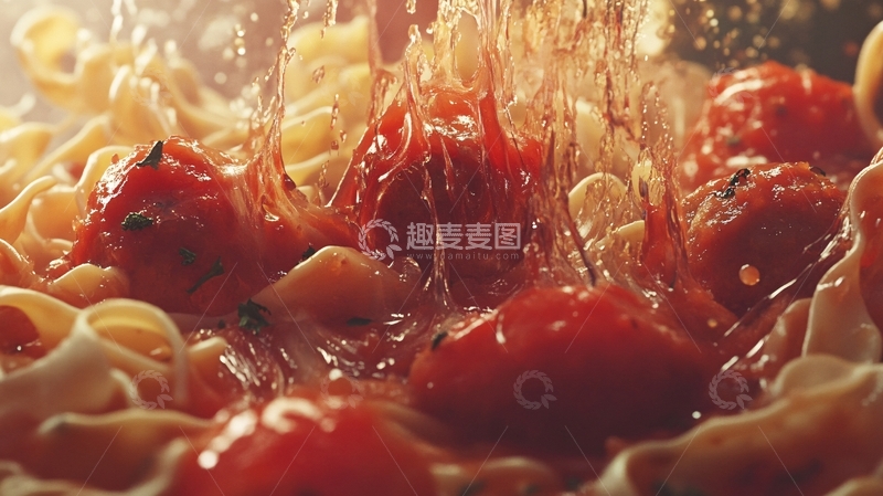 高清大图下载【趣麦麦图】意粉广告1