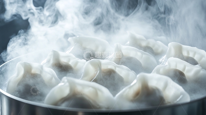 高清大图下载【趣麦麦图】大锅水饺