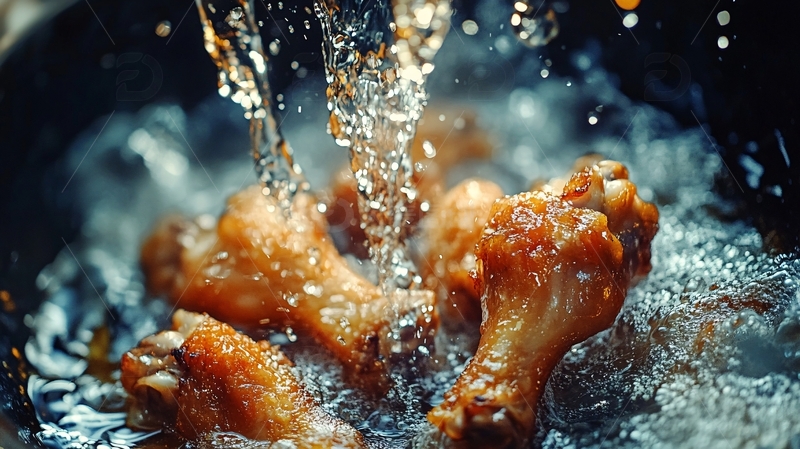 高清大图下载【趣麦麦图】美味好吃的油炸鸡脚