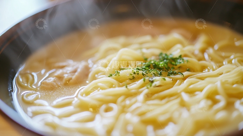 高清大图下载【趣麦麦图】肥牛乌冬面特写