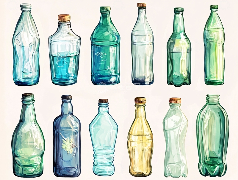 高清大图下载【趣麦麦图】瓶瓶罐罐素材