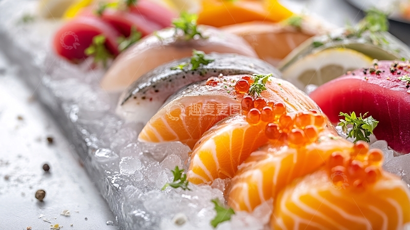 高清大图下载【趣麦麦图】生吃日本料理海鲜料理