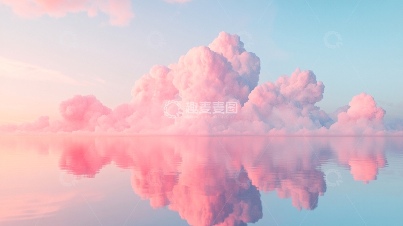 高清大图下载【趣麦麦图】云海悬浮小岛2