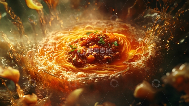 高清大图下载【趣麦麦图】燃面广告2