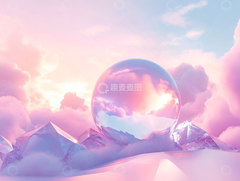高清大图下载【趣麦麦图】水晶球风景
