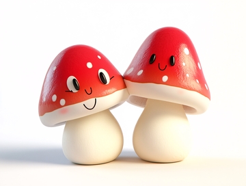 蘑菇拟人形象设计2