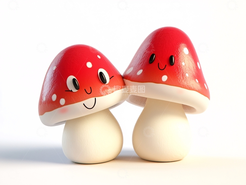 高清大图下载【趣麦麦图】蘑菇拟人形象设计2