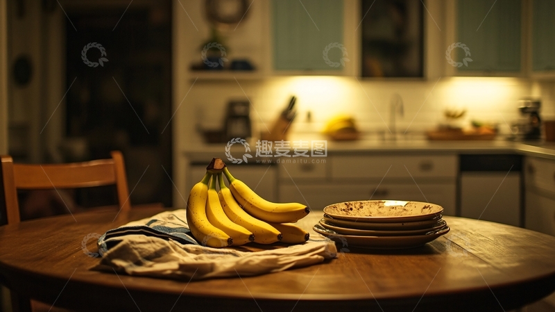 高清大图下载【趣麦麦图】厨房光影
