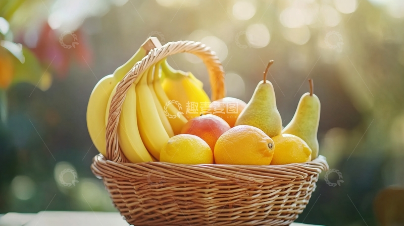 高清大图下载【趣麦麦图】阳光下的水果