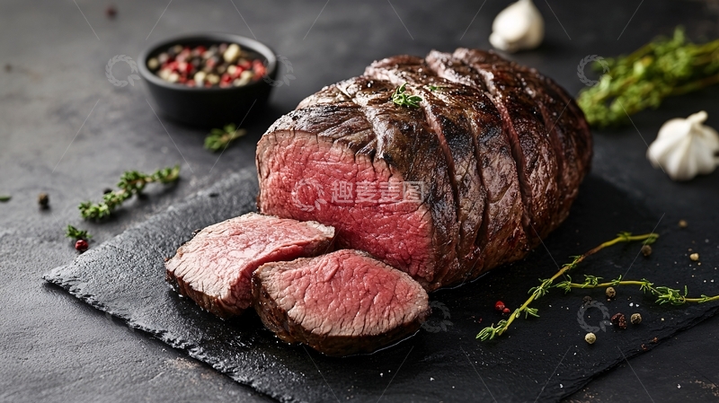 高清大图下载【趣麦麦图】纽西兰菲力牛排1
