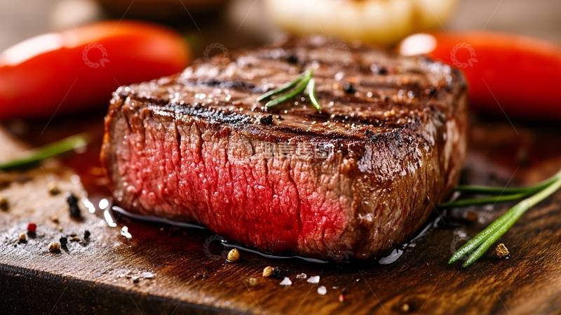 高清大图下载【趣麦麦图】西餐牛排氛围图3