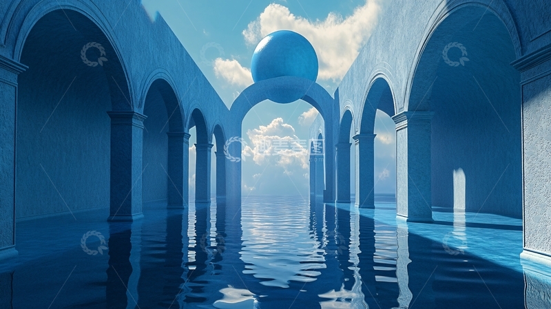 高清大图下载【趣麦麦图】超现实泳池3