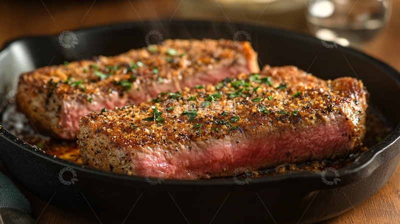 高清大图下载【趣麦麦图】金蒜牛排
