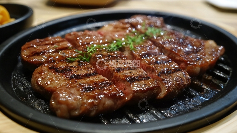 高清大图下载【趣麦麦图】碳烧颈肉