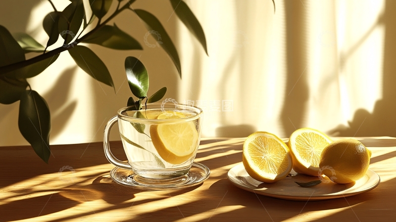 高清大图下载【趣麦麦图】柠檬早餐桌