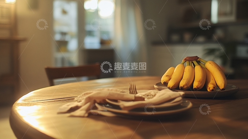 高清大图下载【趣麦麦图】厨房光影1