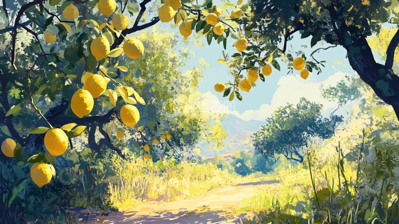 高清大图下载【趣麦麦图】柠檬树壁纸