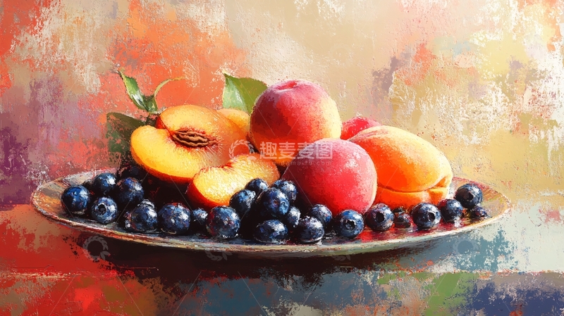 高清大图下载【趣麦麦图】水果意境装饰画
